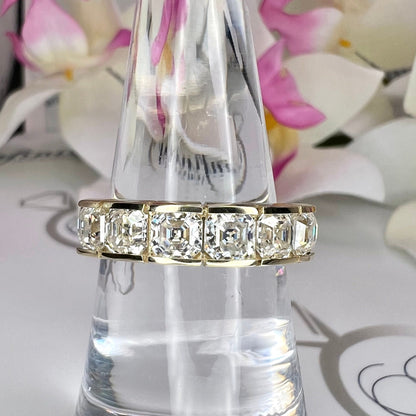 Lab grown diamond stacking wedding band, half eternity diamond matching wedding band solid gold, lab created diamond anniversary band