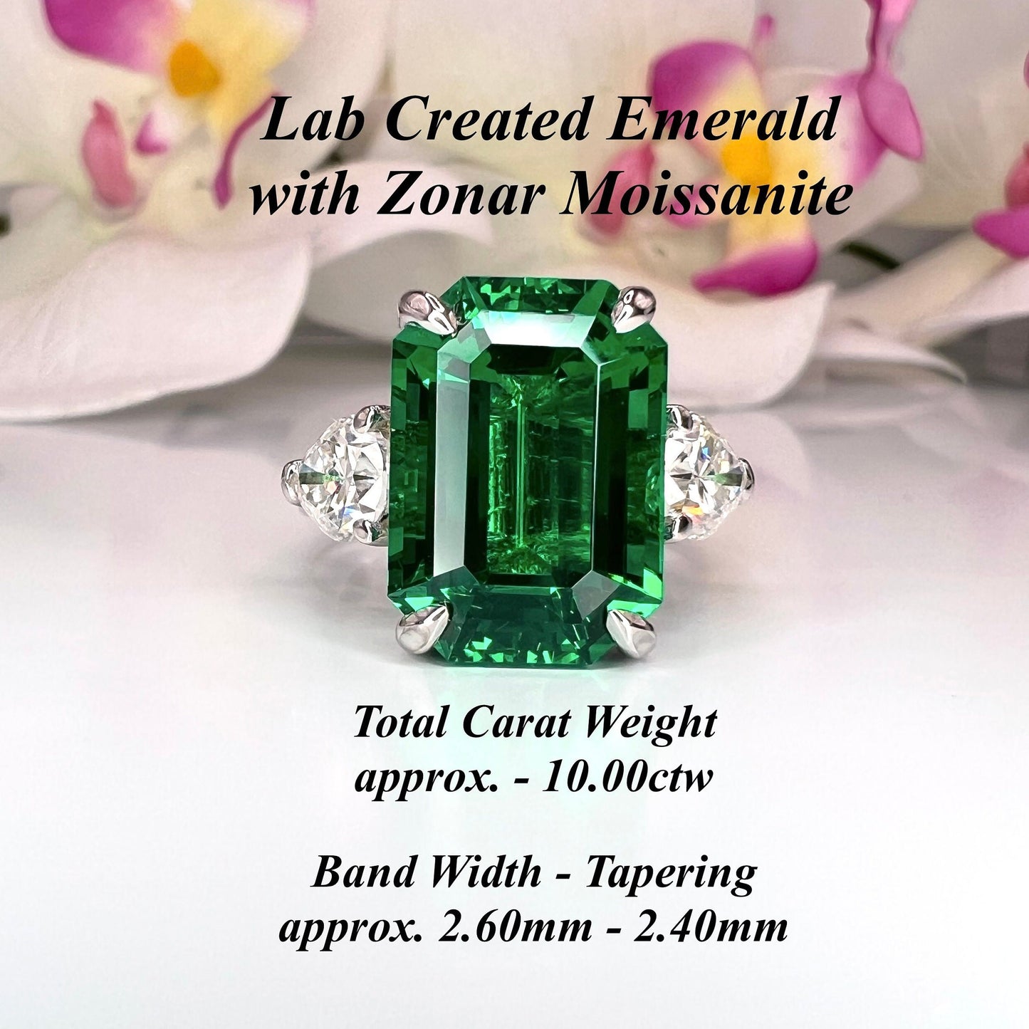 Emerald Cut Emerald Engagement Ring  Vintage Yellow Gold Ring Unique Pear Shape Moissanite Engagement Ring Bridal Anniversary Gift  #7370