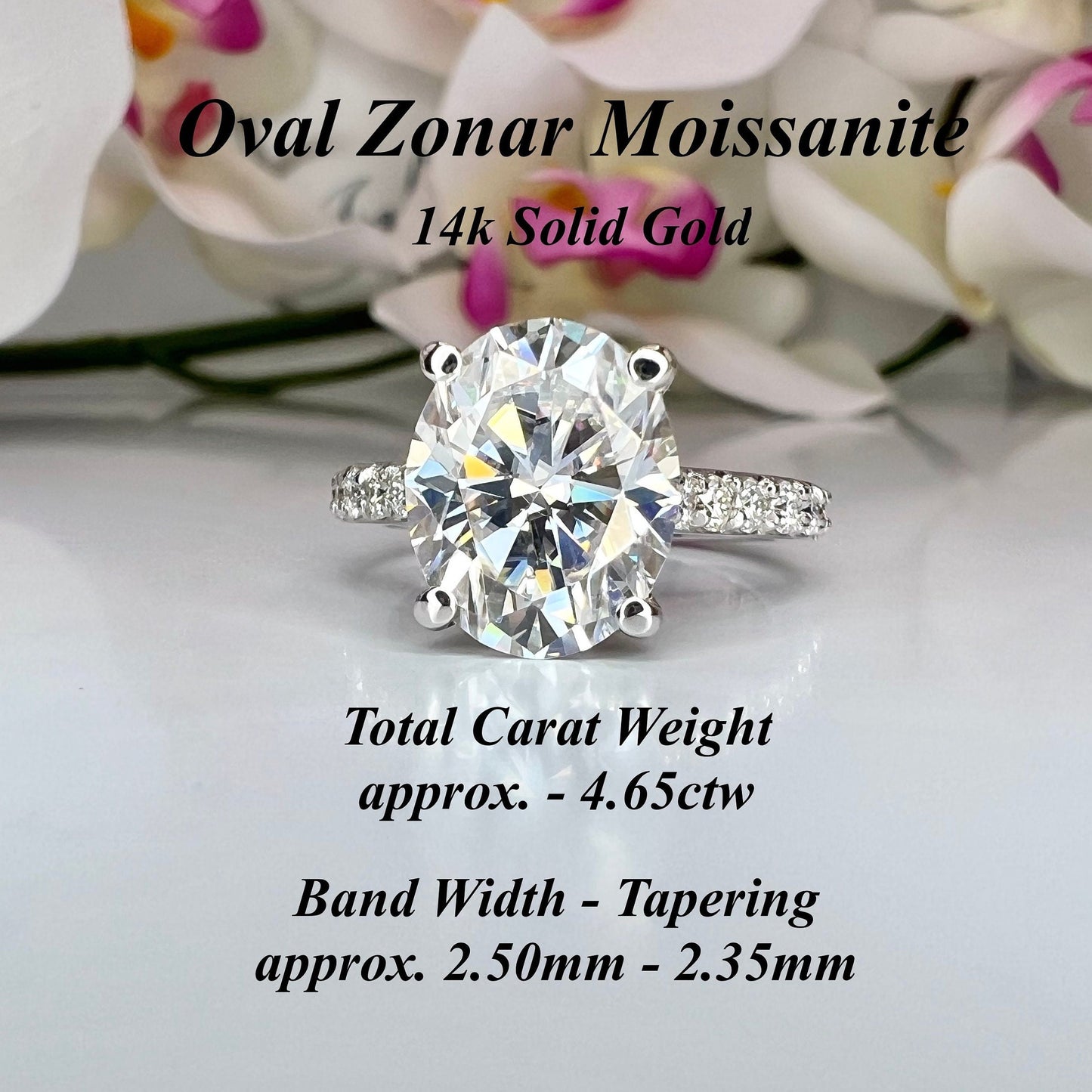Oval Cut Moissanite Engagement Ring White Gold Simple Oval Solitaire Moissanite Wedding Ring Oval Anniversary Promise Gift For Women  #7369