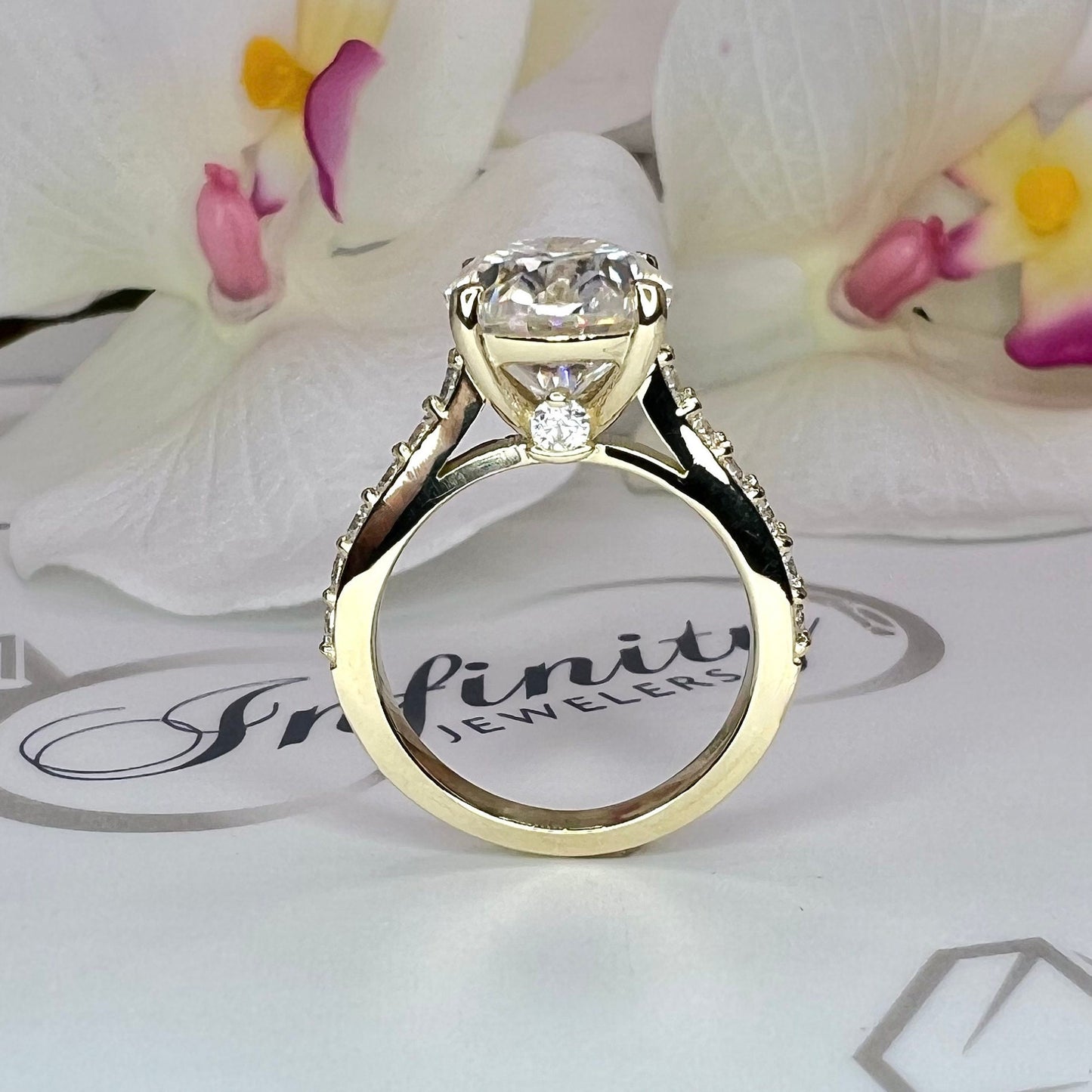 Oval Cut Moissanite Engagement Ring White Gold Simple Oval Solitaire Moissanite Wedding Ring Oval Anniversary Promise Gift For Women  #7369
