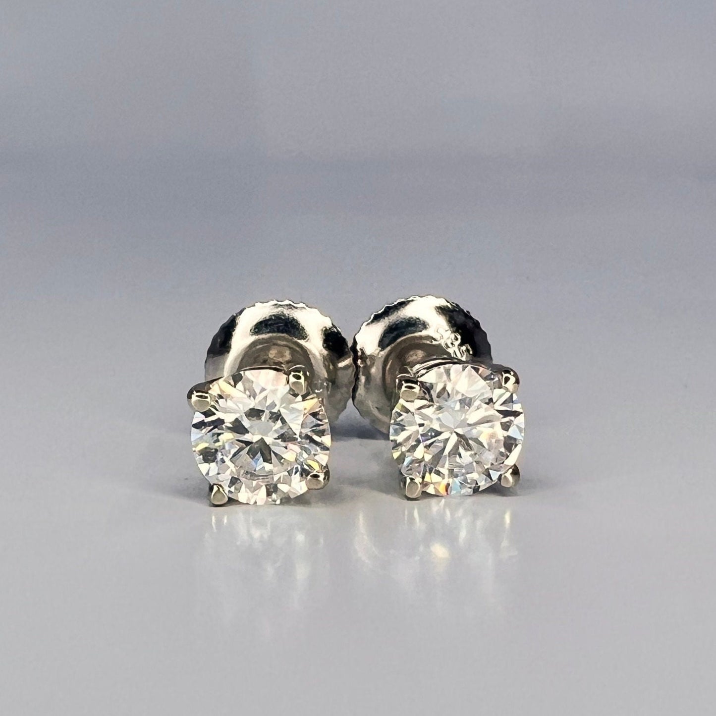 Moissanite Stud Earrings, Wedding Earrings, Screw Back, Push Back Earring, Earrings for Women & Men Earrings for Gift moissanite earrings