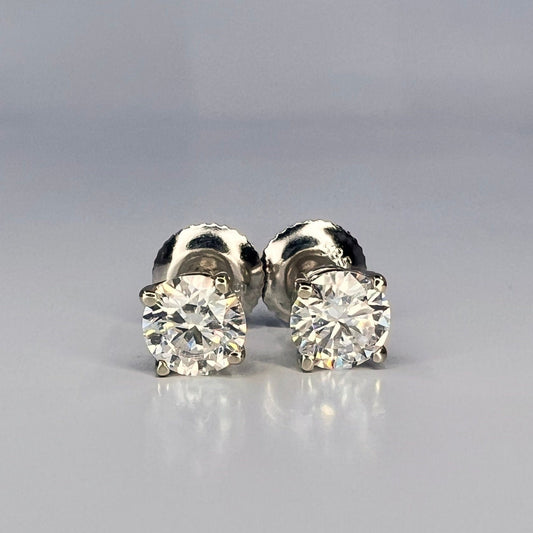 Moissanite Stud Earrings, Wedding Earrings, Screw Back, Push Back Earring, Earrings for Women & Men Earrings for Gift moissanite earrings