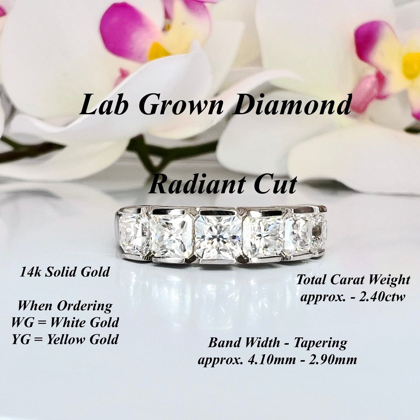 Lab grown diamond stacking wedding band, half eternity diamond matching wedding band solid gold, lab created diamond anniversary band