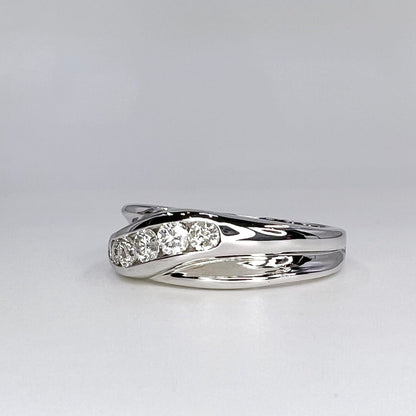 Unique Men's Diamond Wedding Band in 14k Solid Yellow Gold, Men's Diamond Ring Solid Gold, Mens Wedding Ring Bold Wedding Band For Men,#6685
