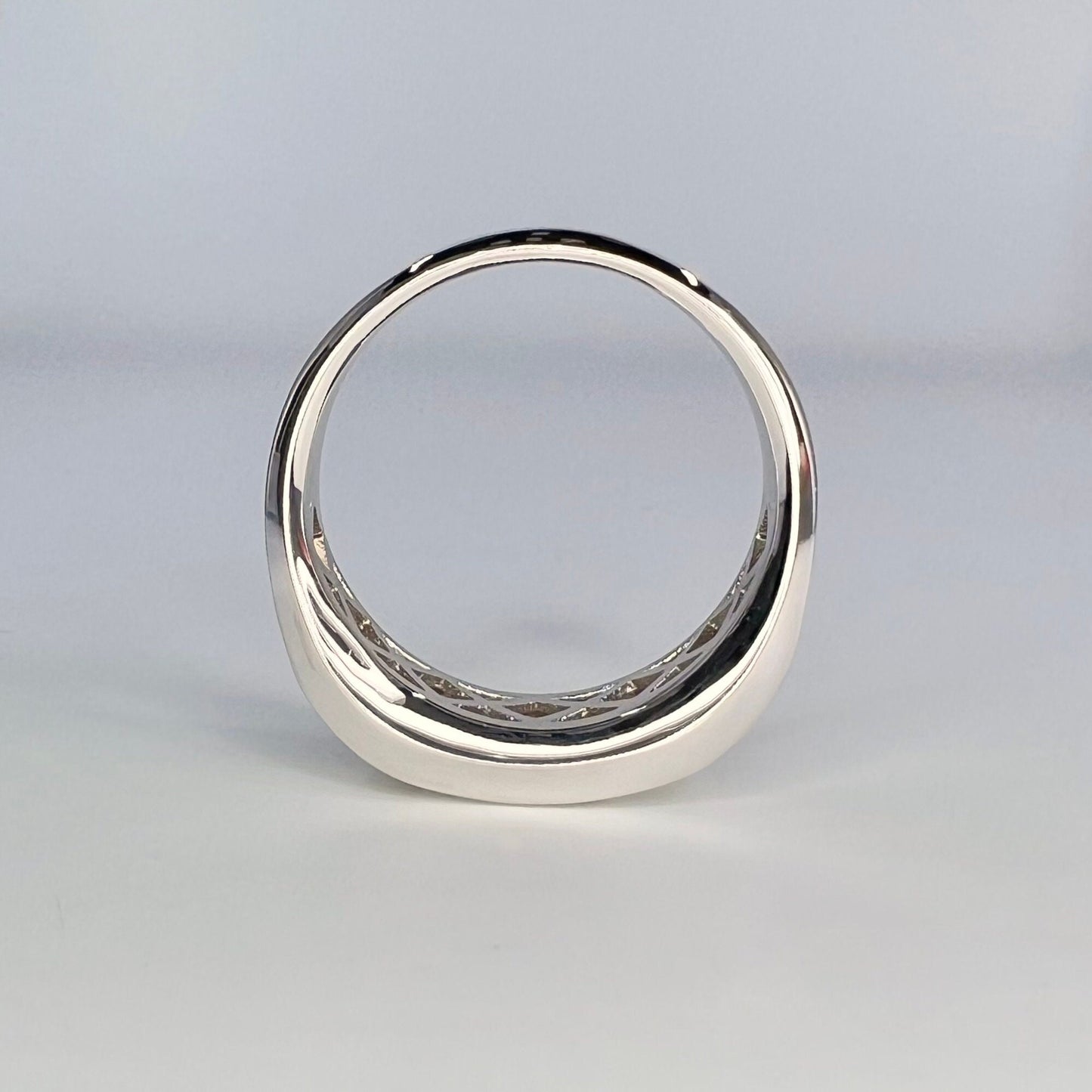 Mens Moissanite Wedding Band Yellow Gold Five Stone Moissanite Wedding Band Unique Mens Band Moissanite Anniversary Band Ring For Men  #7381